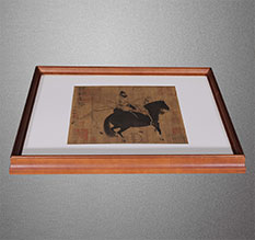 天等书画装裱配框服务案例